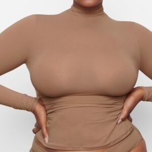 SKIMS Fits Everybody Turtleneck Sienna 3X
